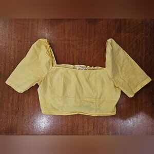 Yellow Crop Top
